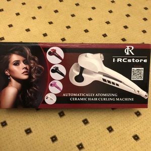 NWT CERAMIC HAIR CURLING MACHINE BLACK